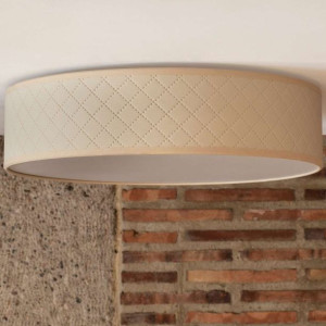 Sufitowa LAMPA okrągła TRECE 5902429652882 Sotto Luce abażurowy plafon klas