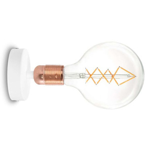 Ścienna LAMPA kinkiet UNO 5902429656149 Sotto Luce metalowa OPRAWA okrągła