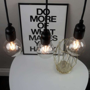 Wisząca LAMPA loftowa BI 5902429656231 Sotto Luce metalowa OPRAWA zwis indu