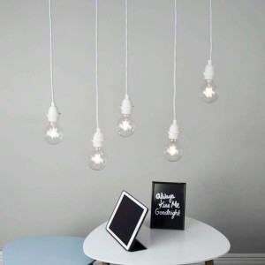 Wisząca LAMPA loft BI 5902429656569 Sotto Luce metalowa OPRAWA zwis pająk b