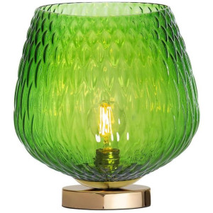 Loftowa LAMPA stołowa VENUS 41033113 Kaspa szklana LAMPKA nocna stojąca zło
