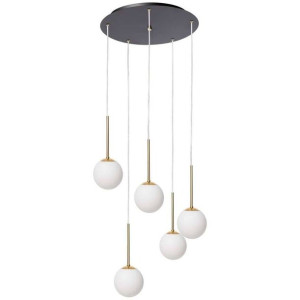 LAMPA wisząca LAMIA 11030505 Kaspa szklana OPRAWA modernistyczna ZWIS kule
