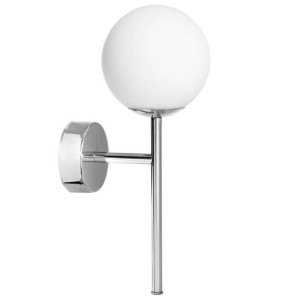Kinkiet LAMPA ścienna AERO 21042103 Kaspa szklana OPRAWA modernistyczna kul