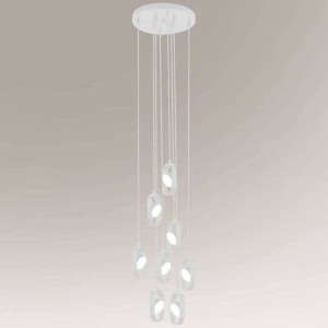 Wisząca LAMPA industrialna FUROKU 8540 Shilo metalowa OPRAWA zwis kaskada L