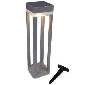 Ogrodowa LAMPA stojąca TABLE CUBE 6908002337 Lutec solarna OPRAWA outdoor L