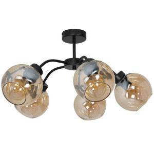 Loftowa LAMPA sufitowa SOFIA MLP6598 Milagro metalowa OPRAWA szklane kule c