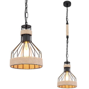 Wisząca LAMPA skandynawska HALIA 15675H Globo metalowa OPRAWA okrągły ZWIS