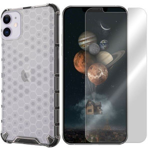 Etui Do Iphone 12 Pokrowiec Case Honey + Szkło 9h