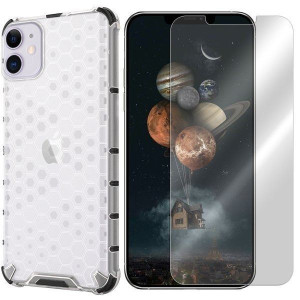 Etui Do Iphone 12 Pokrowiec Case Honey + Szkło 9h