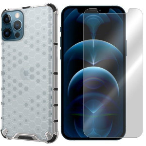 Etui Do Iphone 12 Pro Obudowa Tył Honey + Szkło 9h