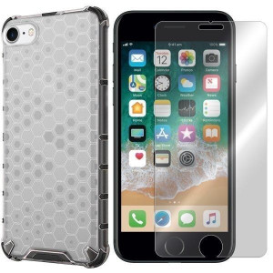 Etui Do Iphone 7 4.7 Pokrowiec Tył Honey +szkło 9h