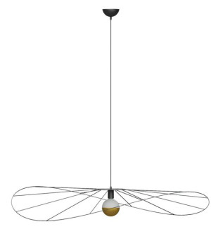 Loftowa LAMPA wisząca ESKOLA TH.011M druciana OPRAWA metalowy ZWIS kapelusz