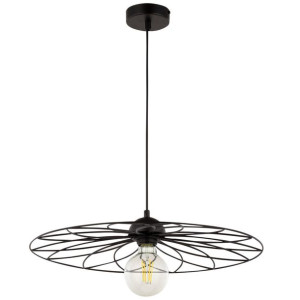 Wisząca LAMPA loftowa FLOWER M 32052 Sigma metalowa OPRAWA okrągły ZWIS kwi
