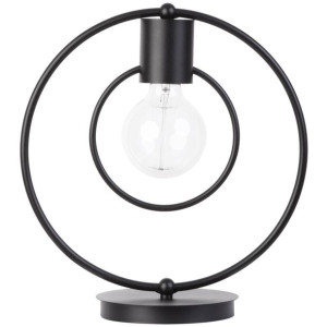 Stojąca LAMPA loftowa FREDO Sigma 50104 okrągła LAMPKA metalowe pierścienie