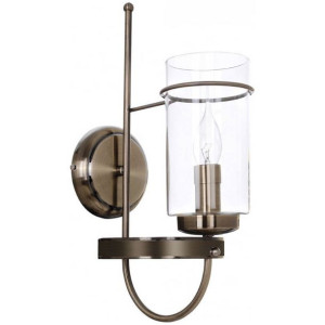LAMPA ścienna MONTE 5880111 Spotlight szklana OPRAWA kinkiet retro patyna p