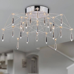 Sufitowa LAMPA plafon ARANEUS 1298542 Nave glamour OPRAWA metalowa LED 28W