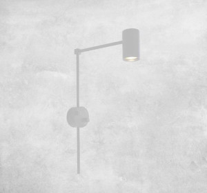 LAMPA ścienna DAKATA 4491 Shilo metalowa OPRAWA tuba downlight biały