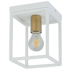 Loftowa LAMPA sufitowa VIGO 32224 Sigma prostokątna OPRAWA plafon metalowa