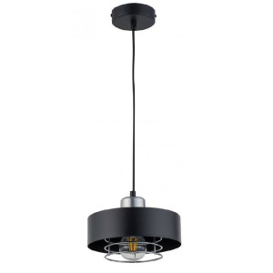 Wisząca LAMPA loft POKER 32061 Sigma okrągła OPRAWA metalowy ZWIS przemysło