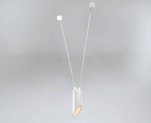 LAMPA wisząca VIWIN 9635 Shilo metalowa OPRAWA tuba zwis biały