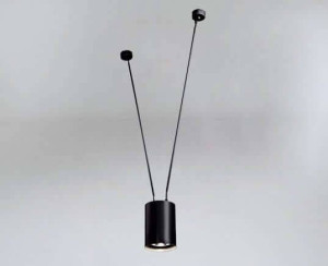 LAMPA wisząca VIWIN 9583 Shilo tuba OPRAWA metalowy zwis czarny