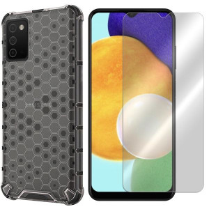 Etui Do Samsung Galaxy A03s Obudowa Honey + Szkło