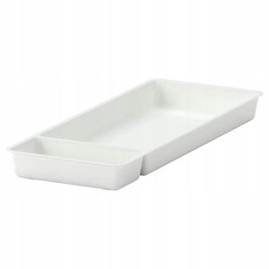 Wkład do szuflady, biały 20x50 cm STODJA IKEA