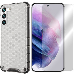 Etui Do Samsung Galaxy S22 Obudowa Honey + Szkło
