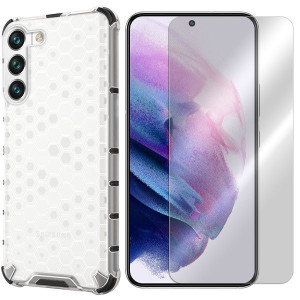 Etui Do Samsung Galaxy S22 Obudowa Honey + Szkło