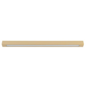 Metalowy plafon FUTURA STEEL salonowa lampa sufitowa 18W 4000K złota