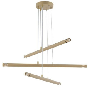 Metalowa kaskada MELODY wisząca lampa nowoczesna złota