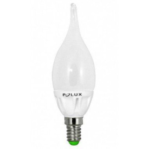 Żarówka SANICO 302236 POLUX E14 FC37 LED 4W 3000K 330 lm 230V płomykowa bia