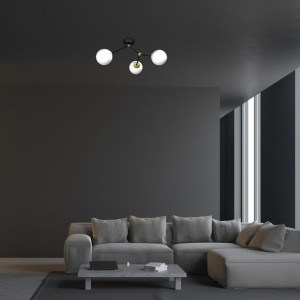 Modernistyczna lampa sufitowa JOY MLP7460 Milagro kule białe