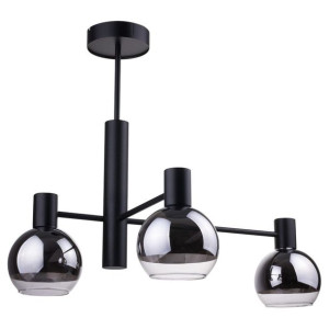 Sufitowa lampa GALA 32013 Sigma czarny plafon szklane kule