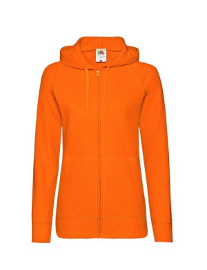 Bluza damska lekka rozpinana z kapturem Lady-Fit M M pomarańczowy (44)