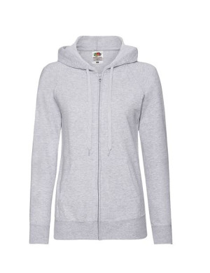 Bluza damska lekka rozpinana z kapturem Lady-Fit XL szary melanż (94)