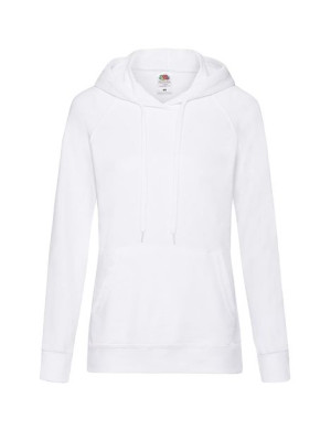 Fruit of the Loom Bluza damska lekka z kapturem Lady-Fit XL biały (30)