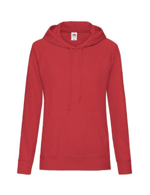 Fruit of the Loom Bluza damska lekka z kapturem Lady-Fit XL czerwony (40)