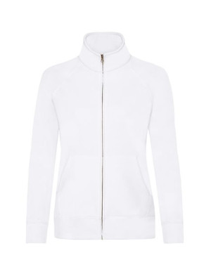 Fruit of the Loom Bluza damska Premium na zamek XS biały (30)
