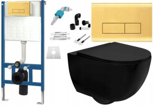 Zestaw Misa WC Podwieszana Gold + Stelaż Gold H