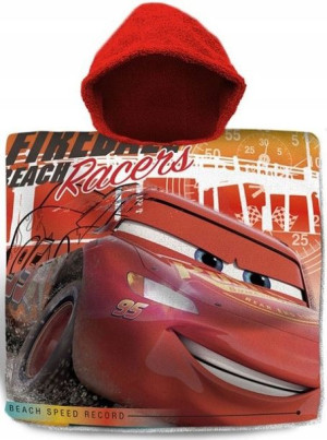 CARS Auta Poncho RĘCZNIK Kąpielowy !00% Bawełna