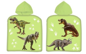 Dinosaur Ponczo RĘCZNIK Kapielowy Bawełniany