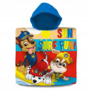 Psi Patrol Ponczo Ręcznik 100% Bawełna Paw Patrol