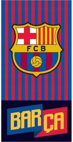 FC Barcelona Ręcznik kąpielowy 70 X 140 cm Bawełna