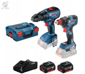 Bosch zestaw wiertarko-wkrętarka GSR18V-50 + zakrętarka GDX18V-200