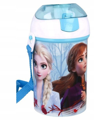 ELSA Frozen Kraina Lodu Bidon z paskiem 450 ml