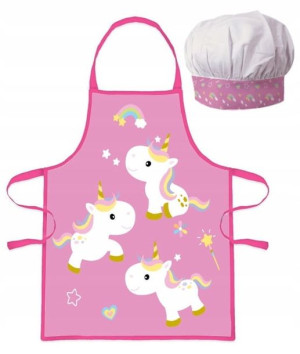 Unicorn Jednorożec Fartuszek ochronny kuchenny.