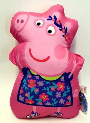 Świnka Peppa Poduszka Dziecięca Dekoracyjna Krztał