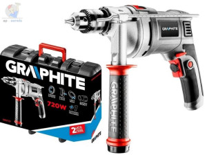Graphite wiertarka udarowa 720W