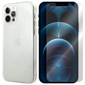 Etui Do Iphone 12 Pro Guess 4g 3d Pattern + Szkło